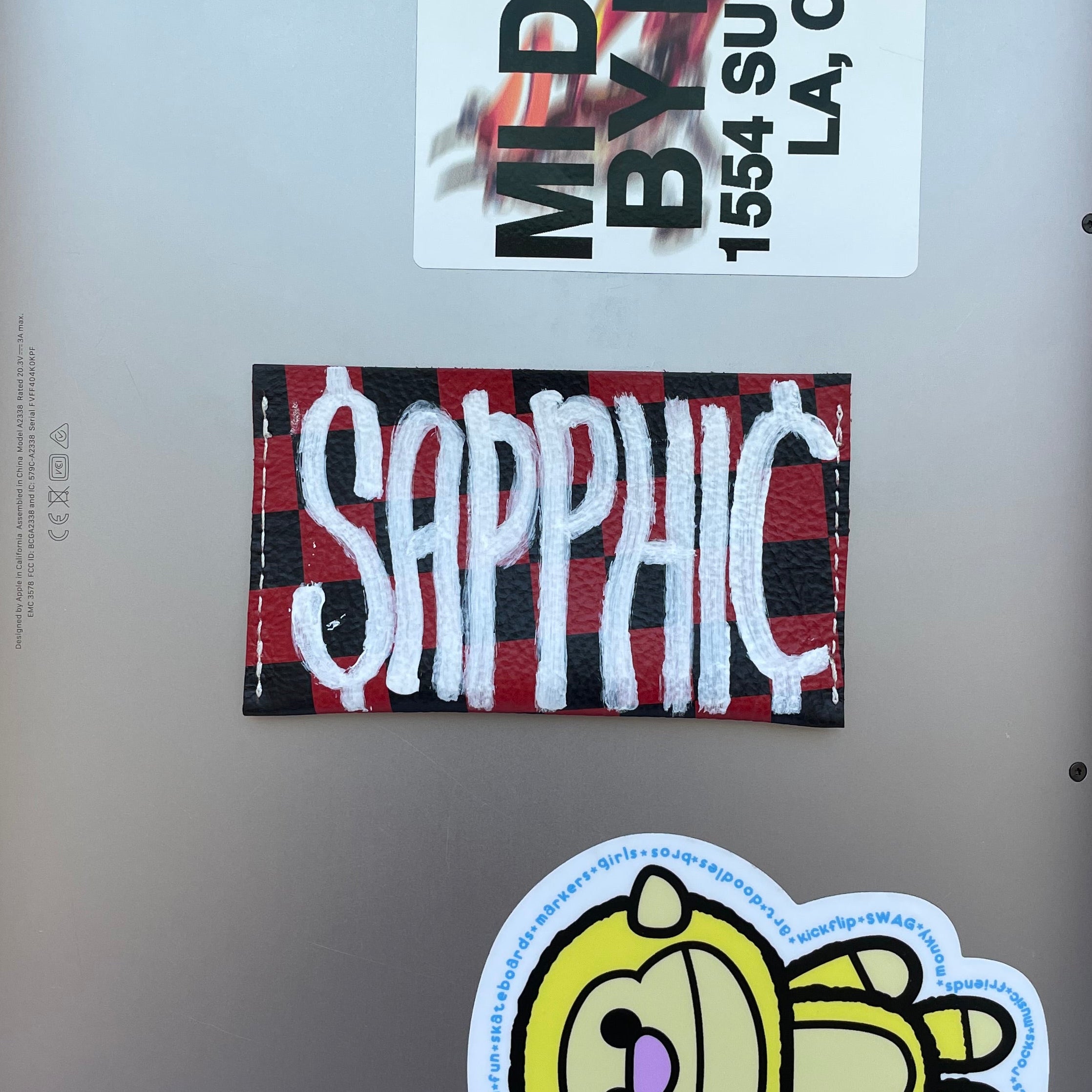 “$apphi¢” leather card holder