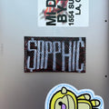 “$apphi¢” leather card holder
