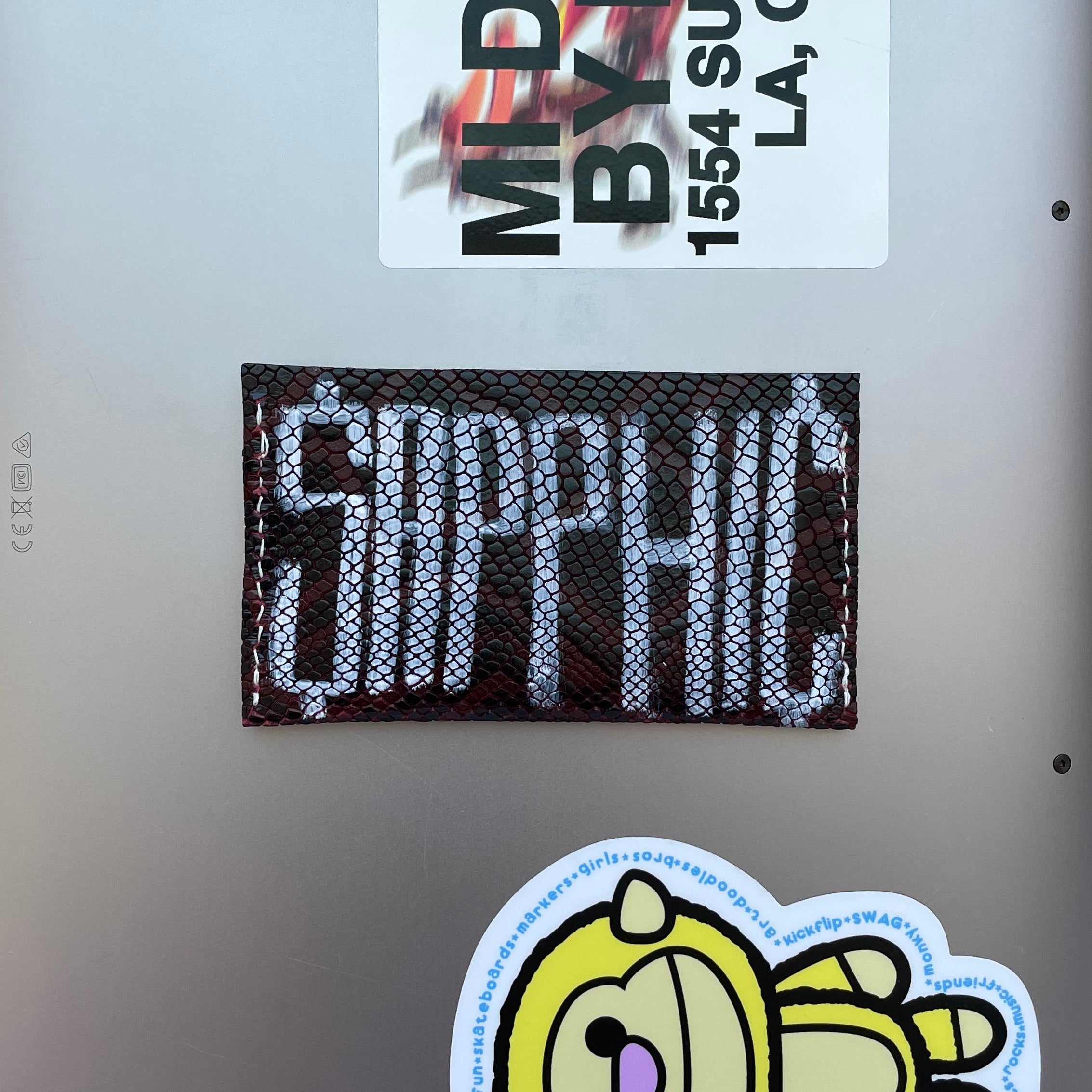 “$apphi¢” leather card holder