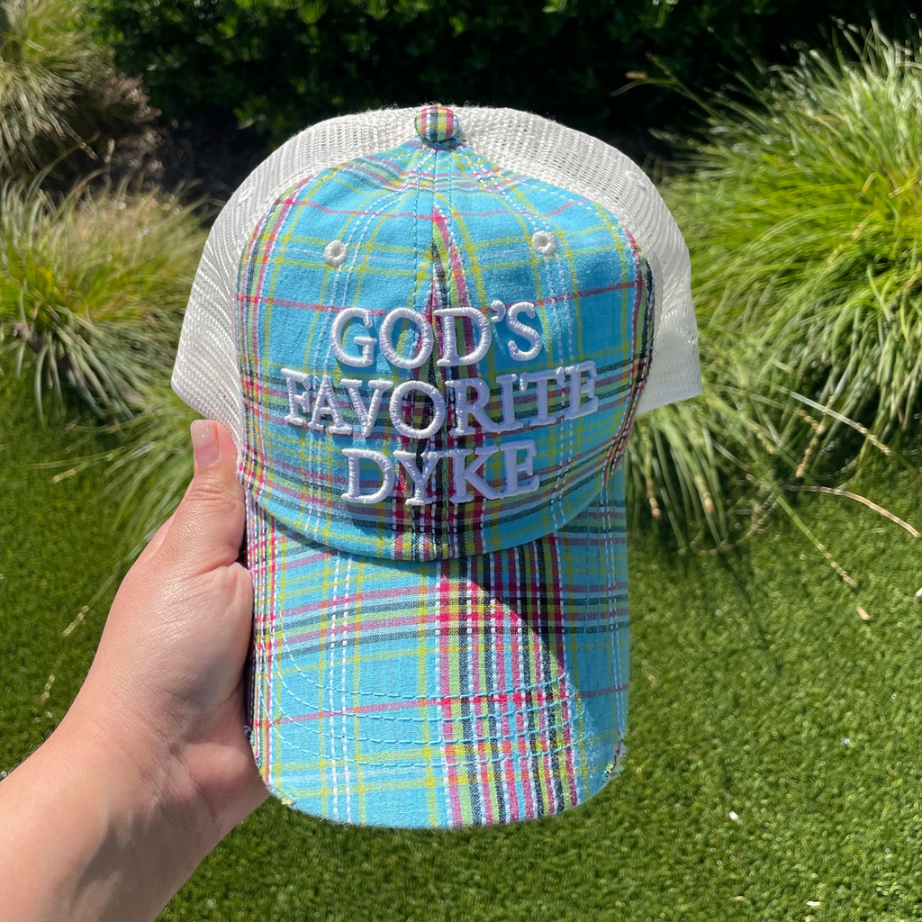 God's Favorite Dyke Mesh Dad Hat