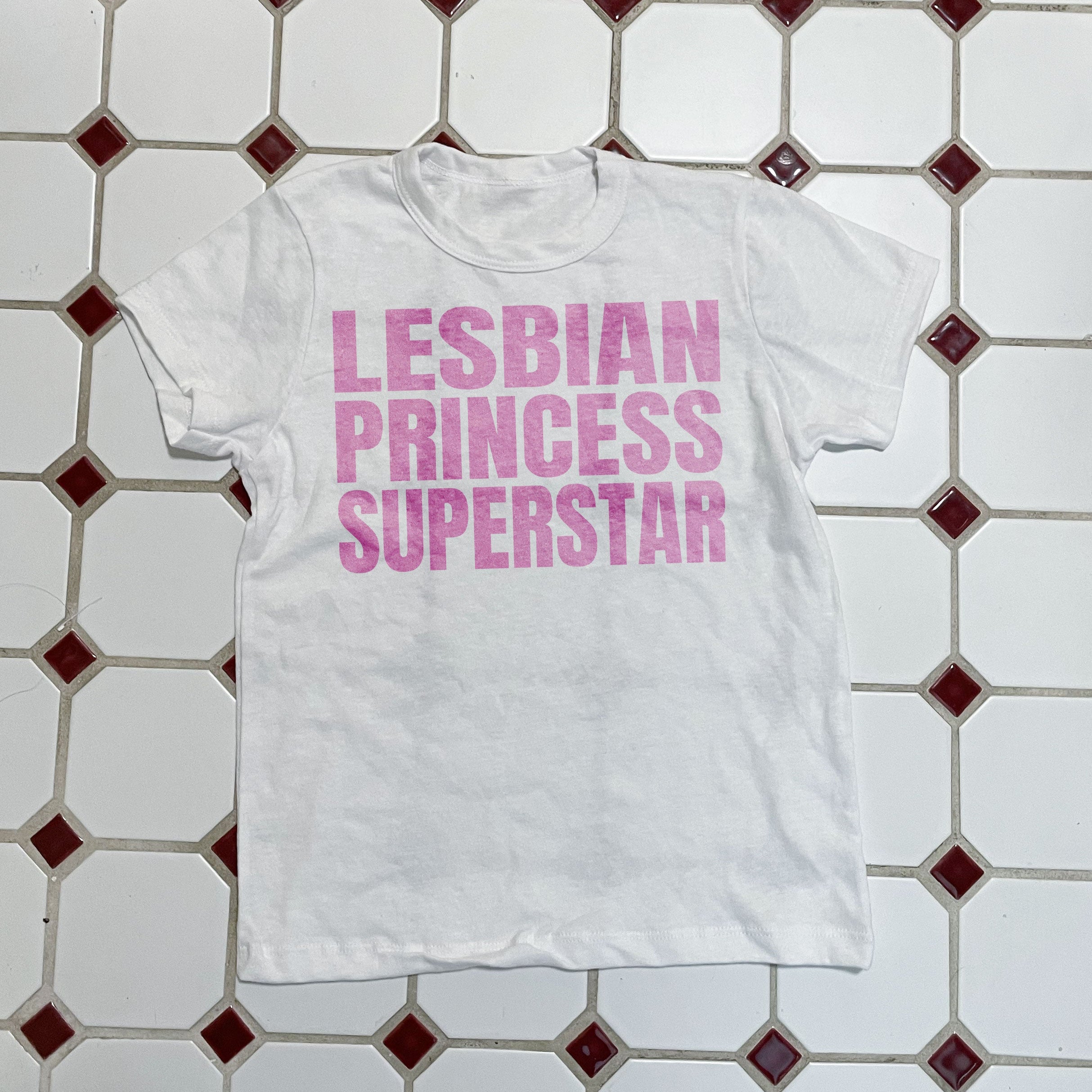 Lesbian Princess Superstar Femme Tee