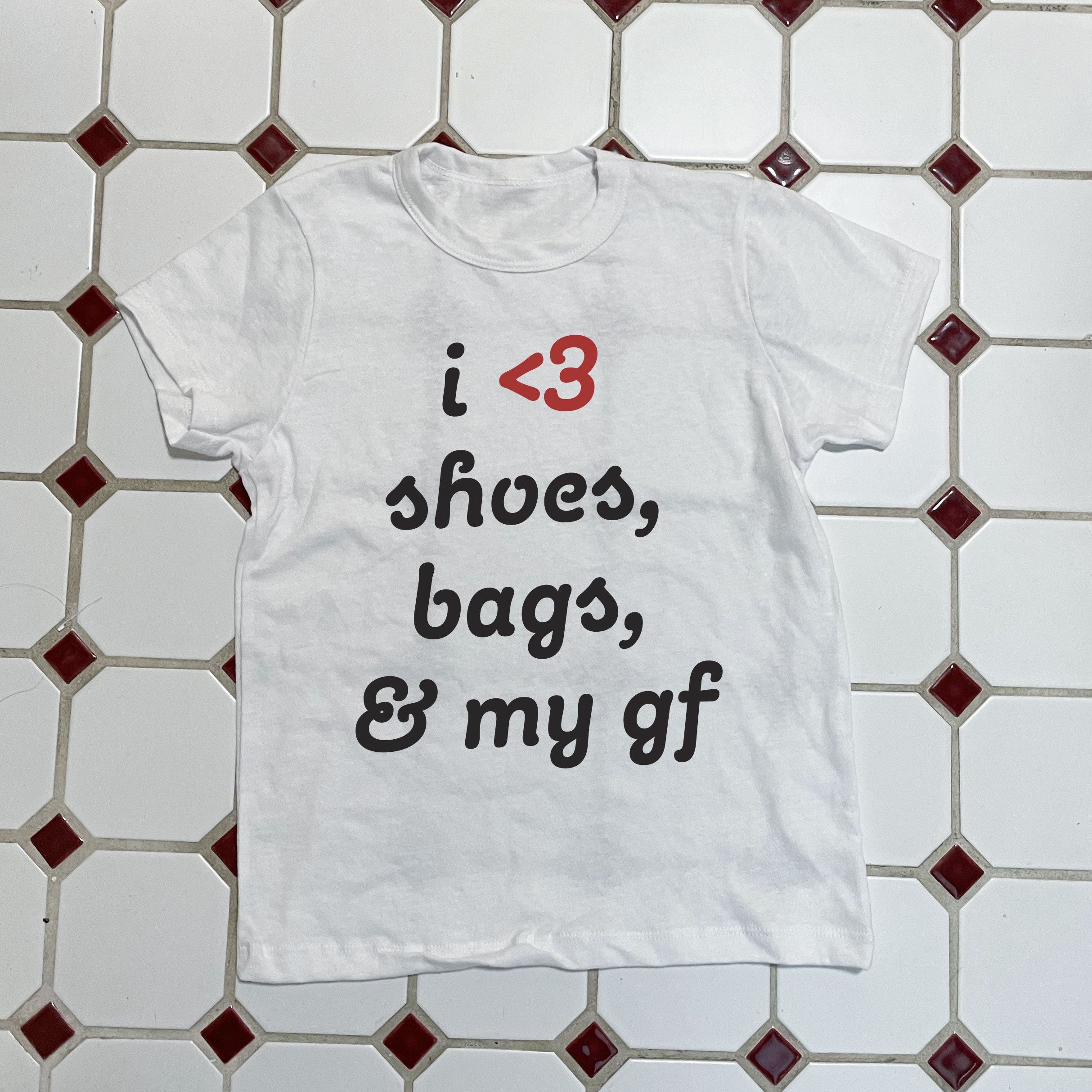 Shoes, Bags, My GF Femme Tee